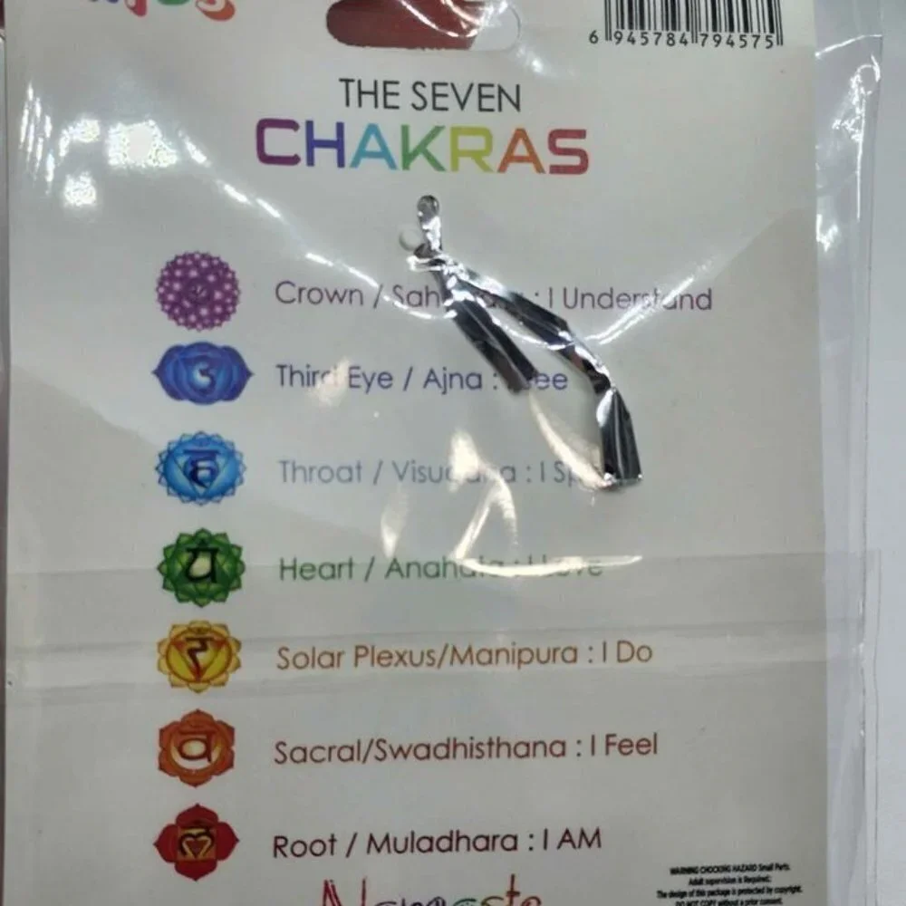 Brand New   The Seven Chakras  with Elephant Bracelet